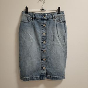 Melrose and Market Jean Pencil Skirt